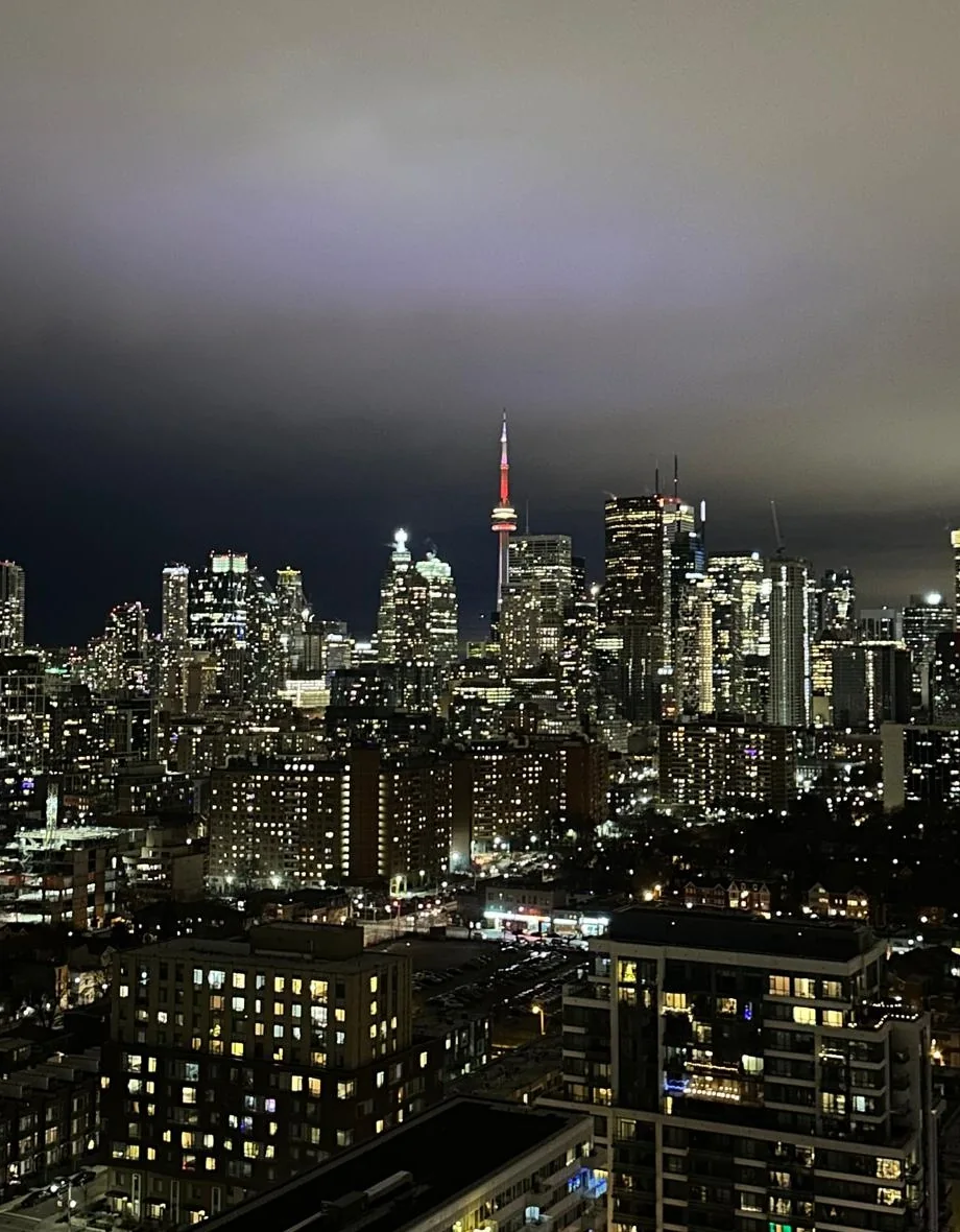 Toronto skyline at night