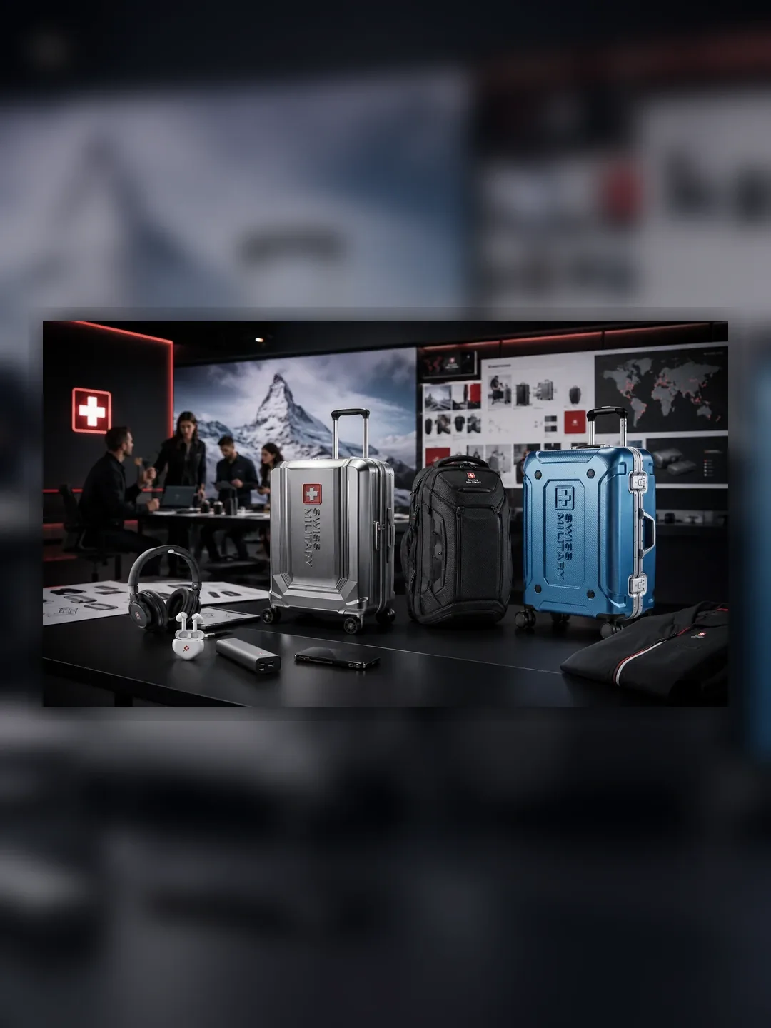 Swiss Military product and brand marketing showcase